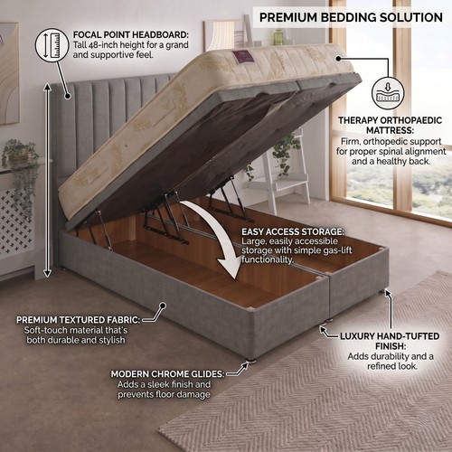 Ottoman divan bed gas - ottoman,