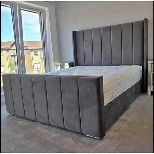 Double winged panel bed frame - panel,