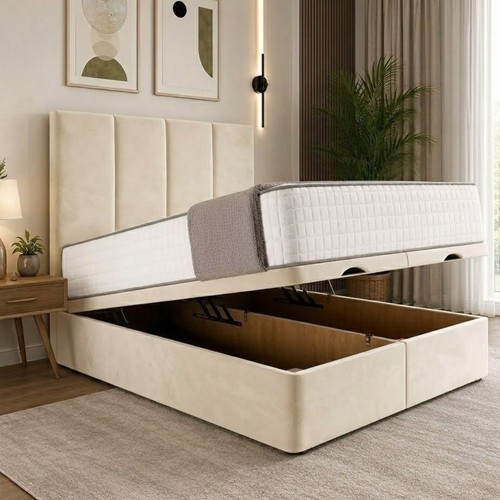 Ottoman divan storage bed gas - bed,