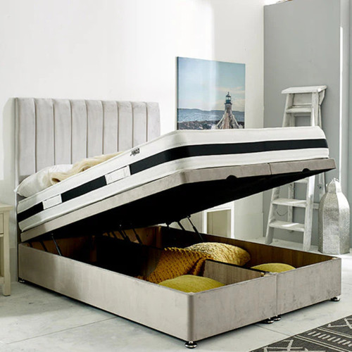 Panel divan bed set plush - divan,