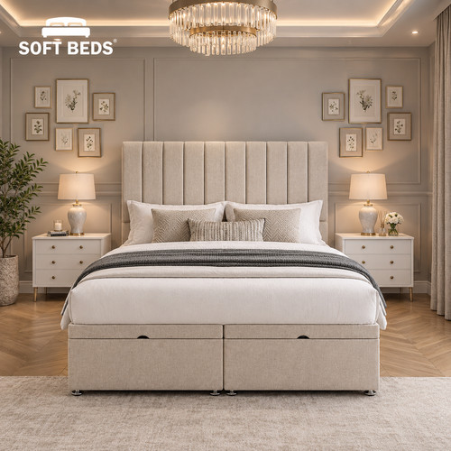 Ottoman divan bed frame plush - divan,