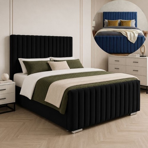 Ottoman storage bed winged - ottoman,