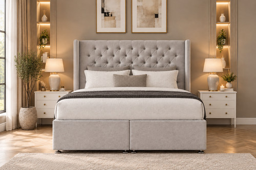 Chesterfield ottoman divan - ottoman,
