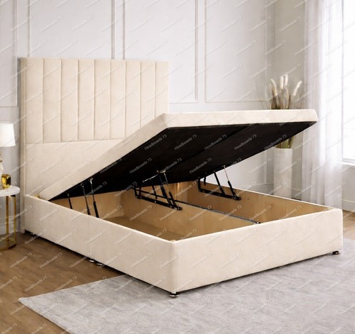 Plush velvet ottoman divan - divan, bed