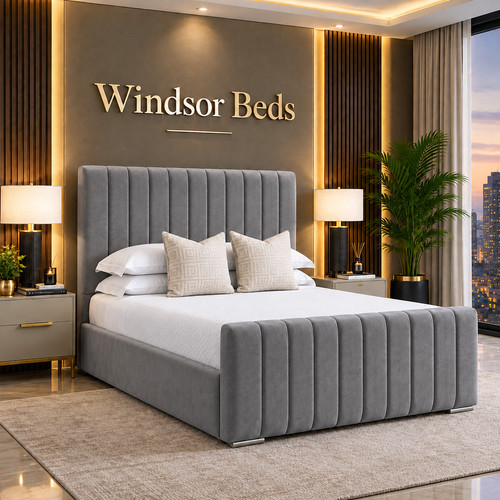 Luxury panel plush velvet - panel, bed