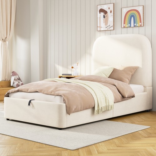 Upholstered bed 3ft single - bed,
