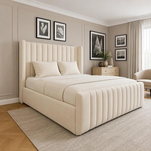 Winged panel plush - panel, bed